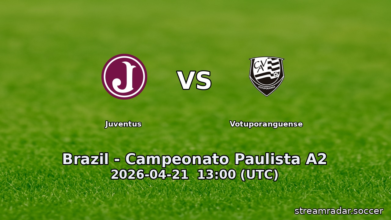 Juventus vs Votuporanguense