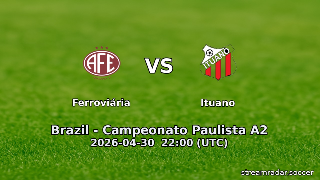 Ferroviária vs Ituano