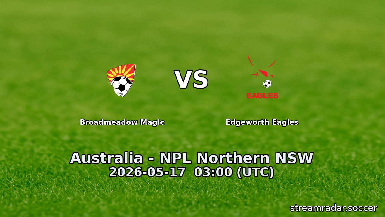 Broadmeadow Magic vs Edgeworth Eagles