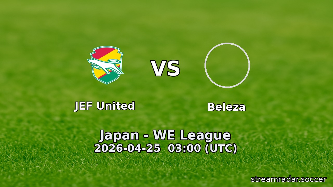 JEF United vs Beleza