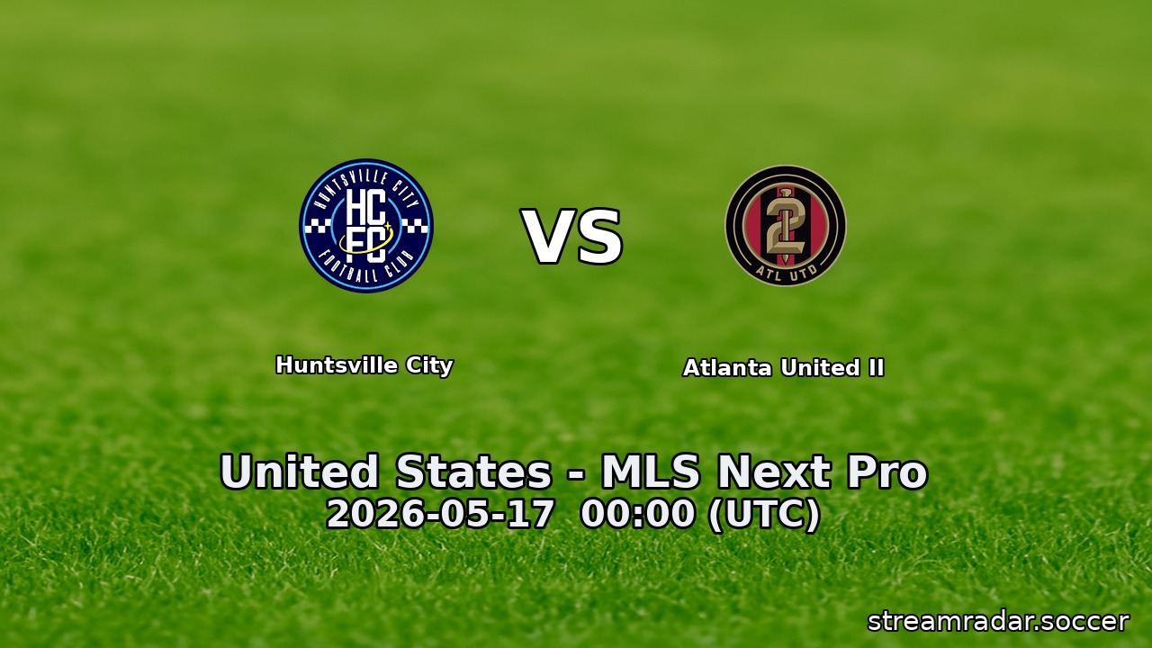 Huntsville City vs Atlanta United II