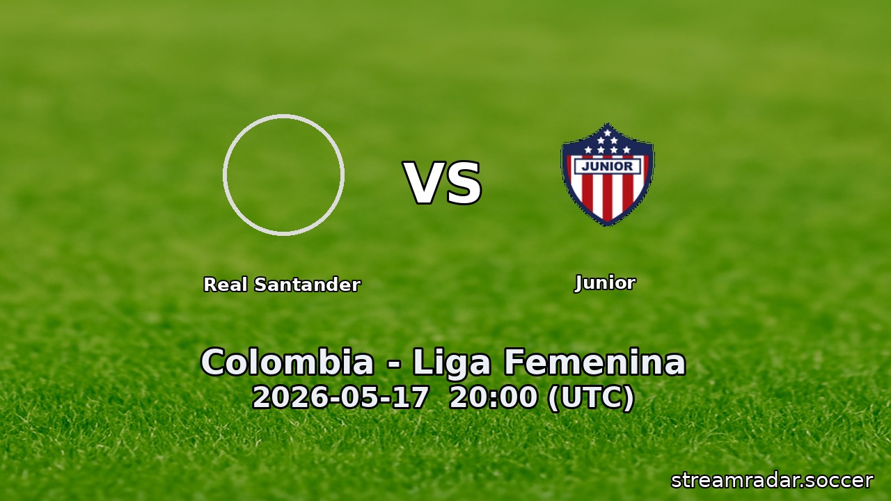 Real Santander vs Junior