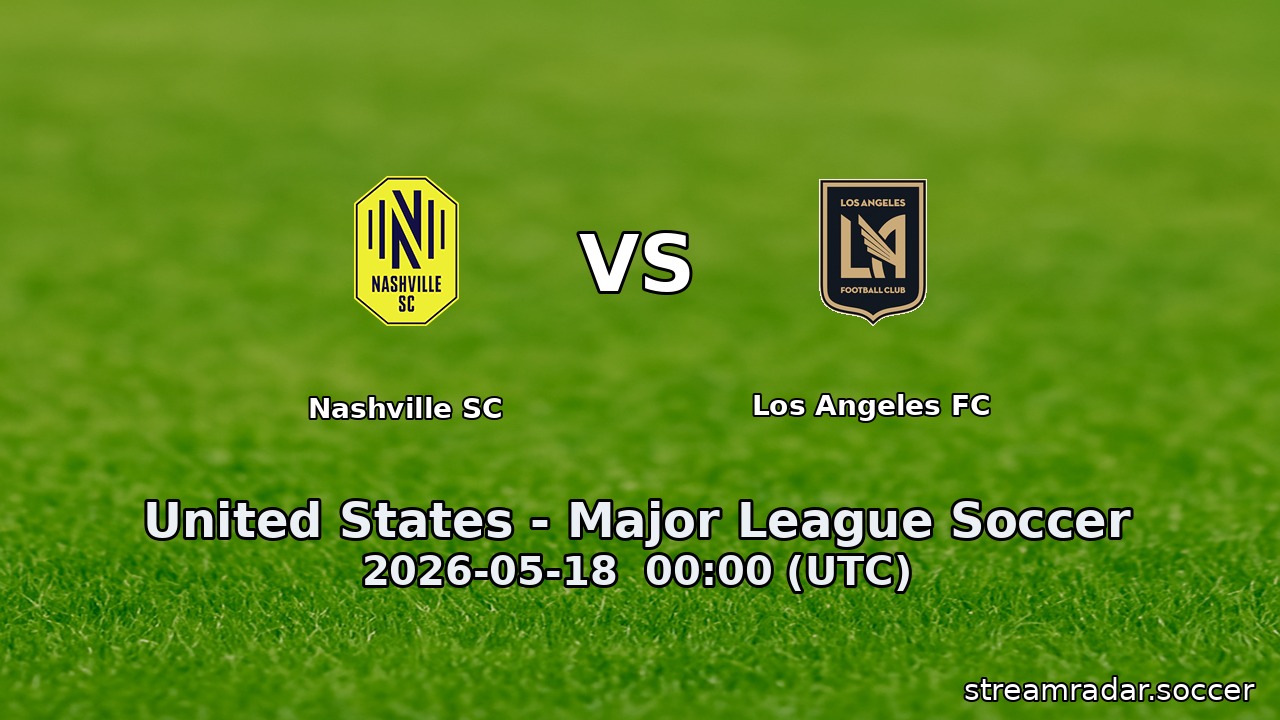 Nashville SC vs Los Angeles FC