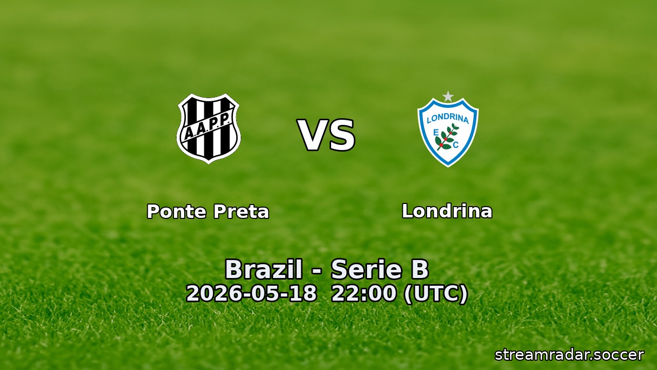 Ponte Preta vs Londrina