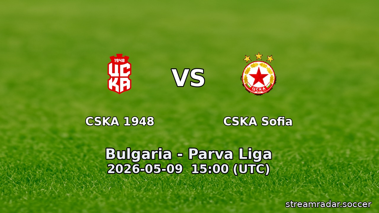 CSKA 1948 vs CSKA Sofia