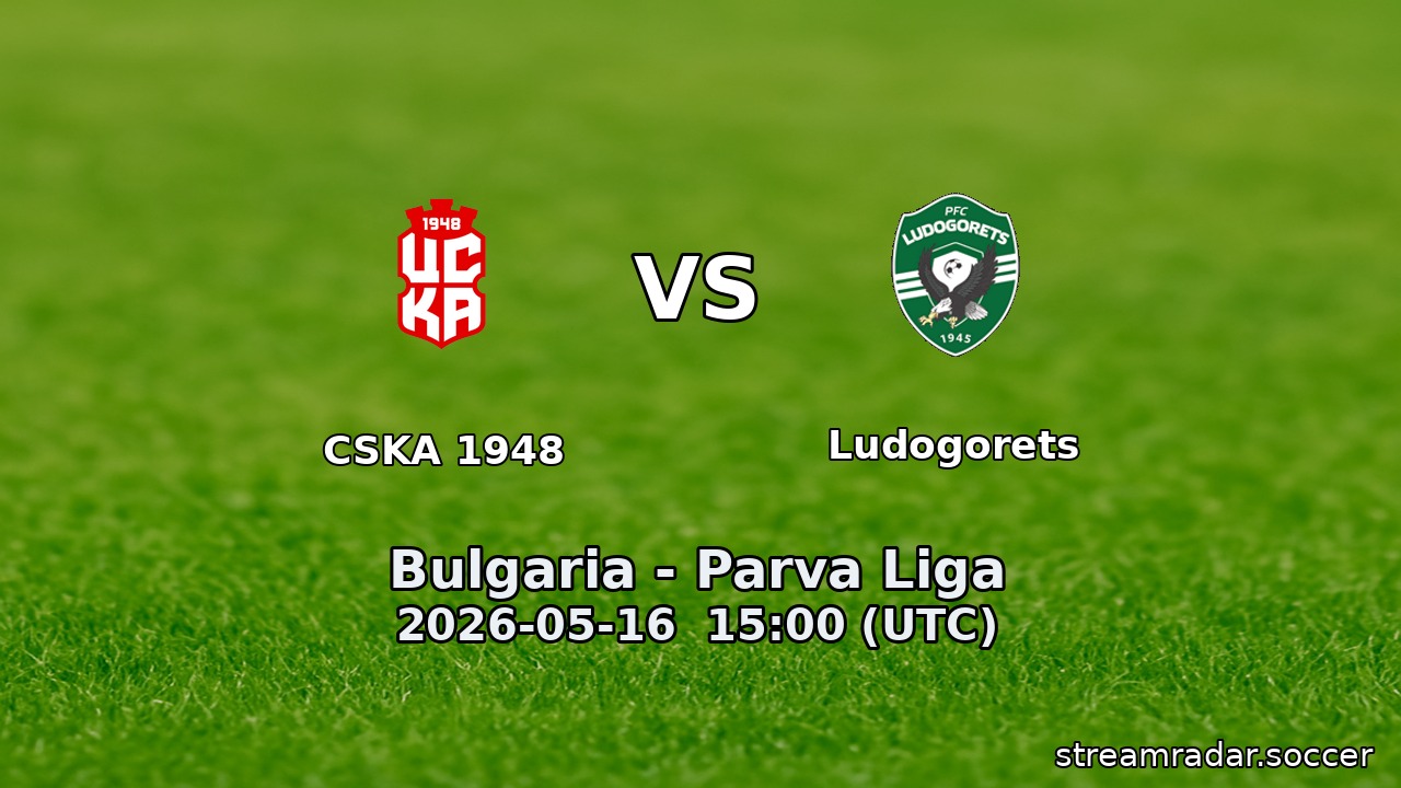CSKA 1948 vs Ludogorets