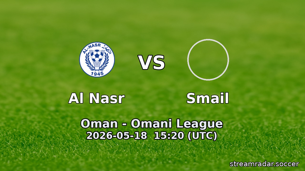 Al Nasr vs Smail
