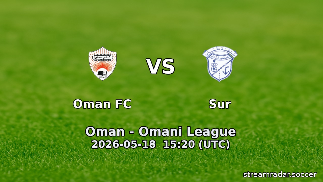 Oman FC vs Sur