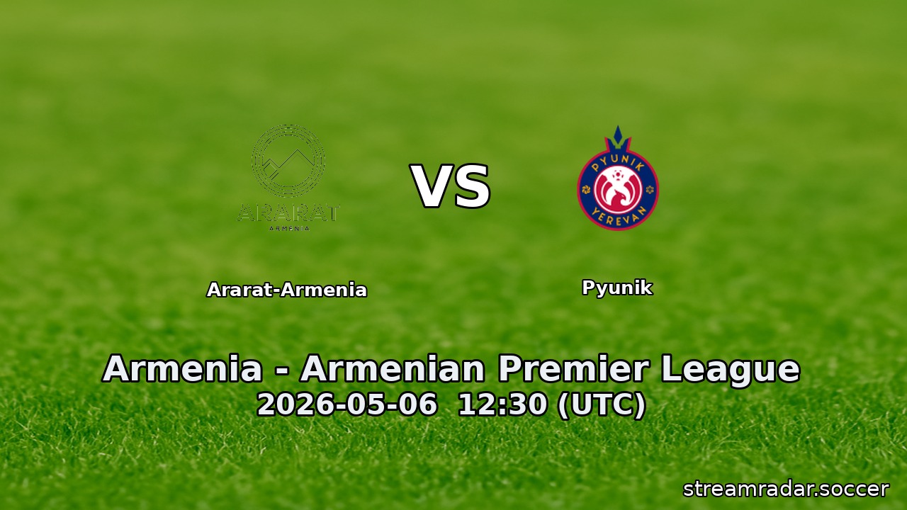 Ararat-Armenia vs Pyunik