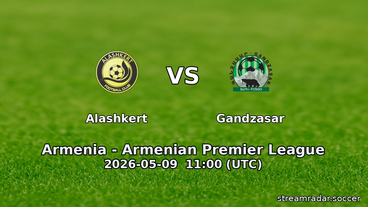 Alashkert vs Gandzasar