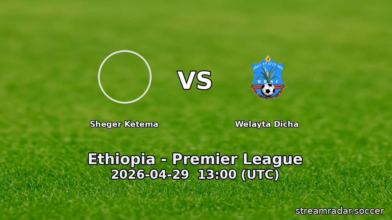 Sheger Ketema vs Welayta Dicha