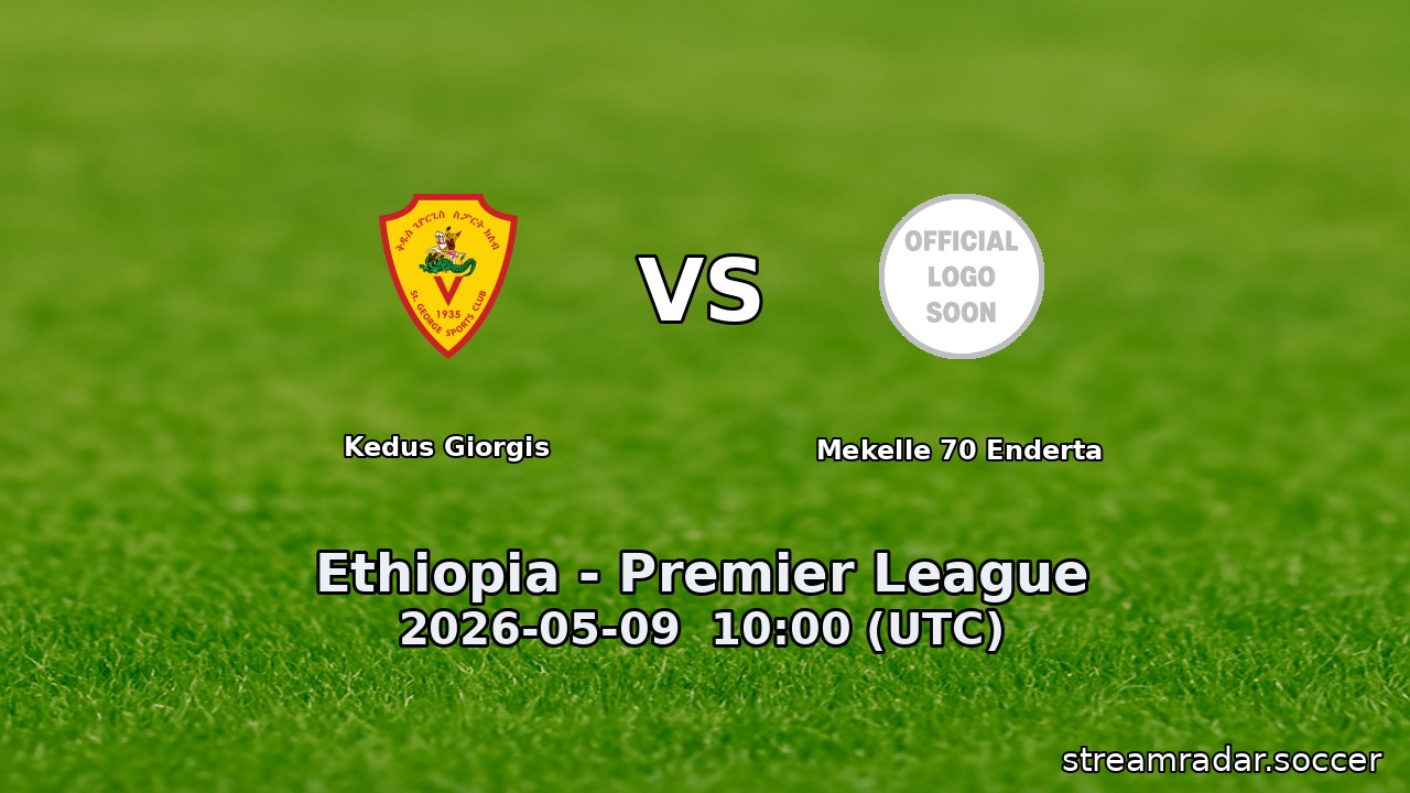 Kedus Giorgis vs Mekelle 70 Enderta
