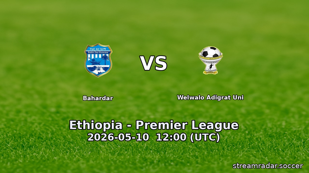 Bahardar vs Welwalo Adigrat Uni