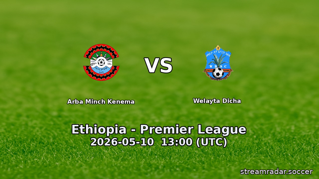 Arba Minch Kenema vs Welayta Dicha
