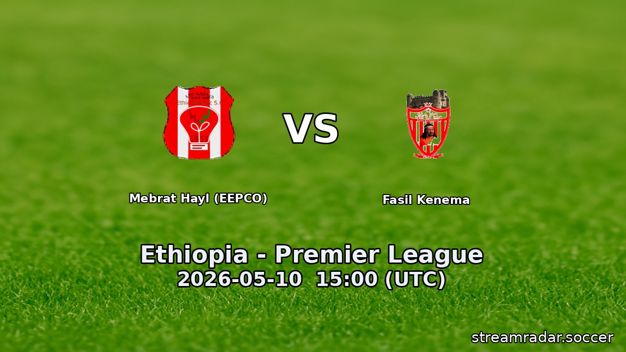 Mebrat Hayl (EEPCO) vs Fasil Kenema