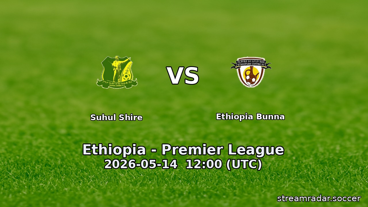 Suhul Shire vs Ethiopia Bunna