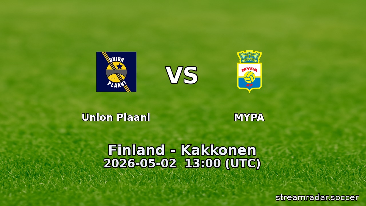 Union Plaani vs MYPA