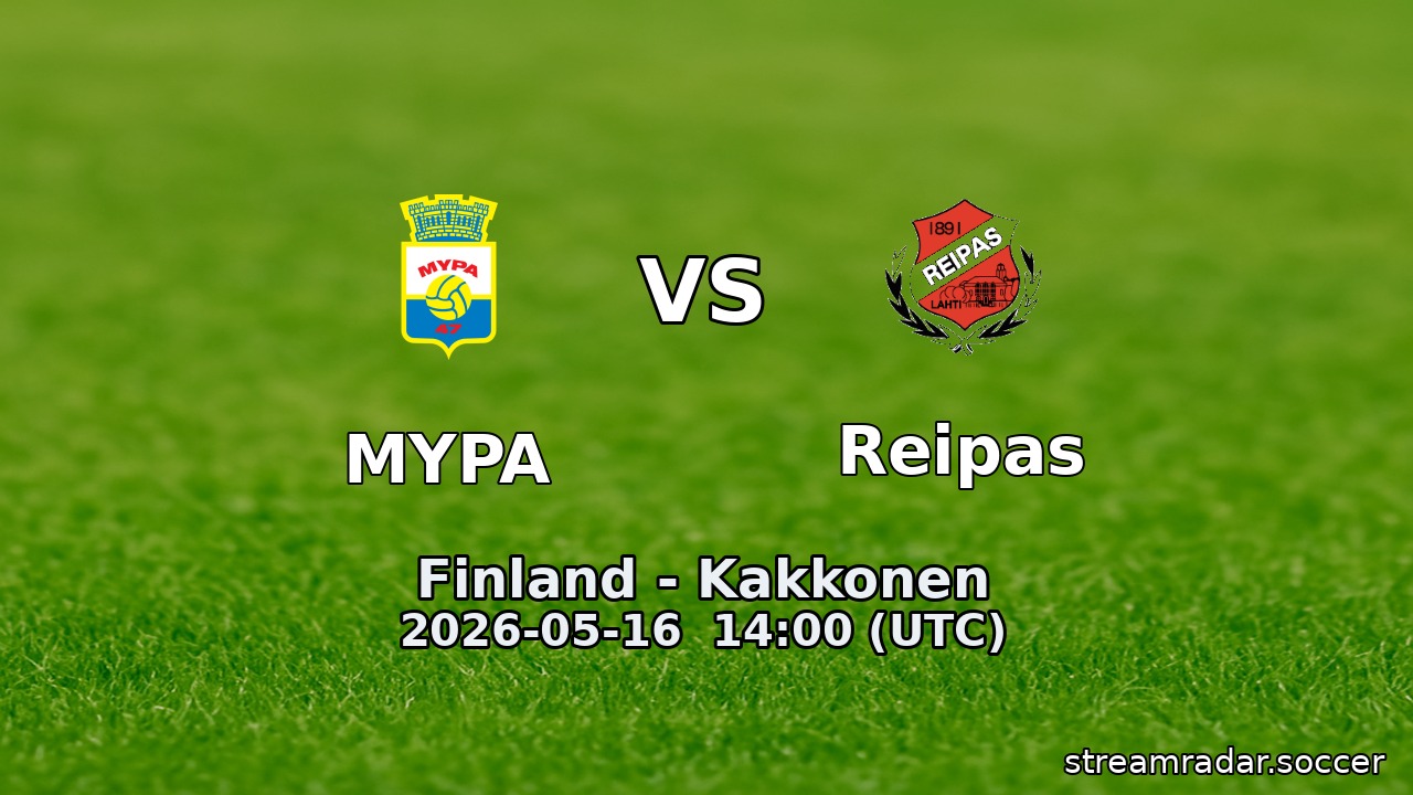 MYPA vs Reipas