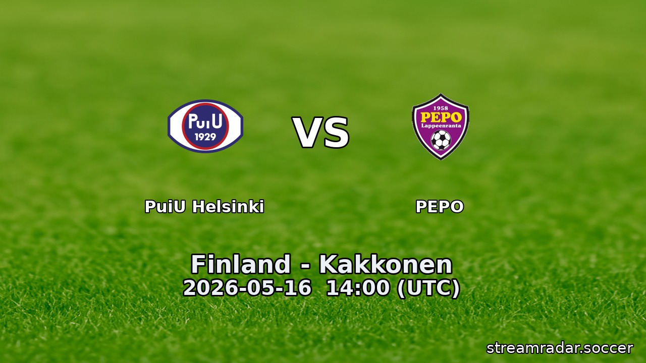 PuiU Helsinki vs PEPO