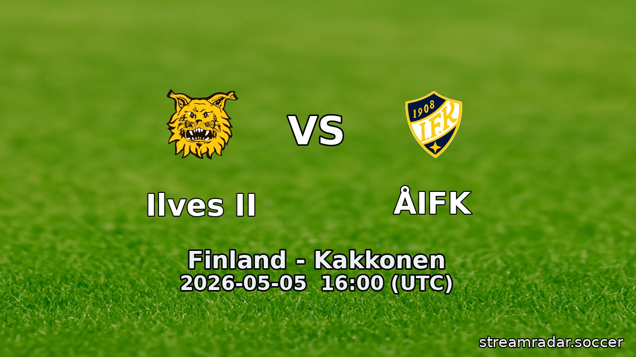 Ilves II vs ÅIFK