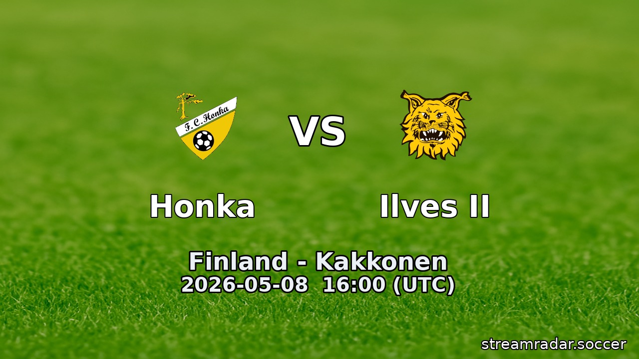 Honka vs Ilves II