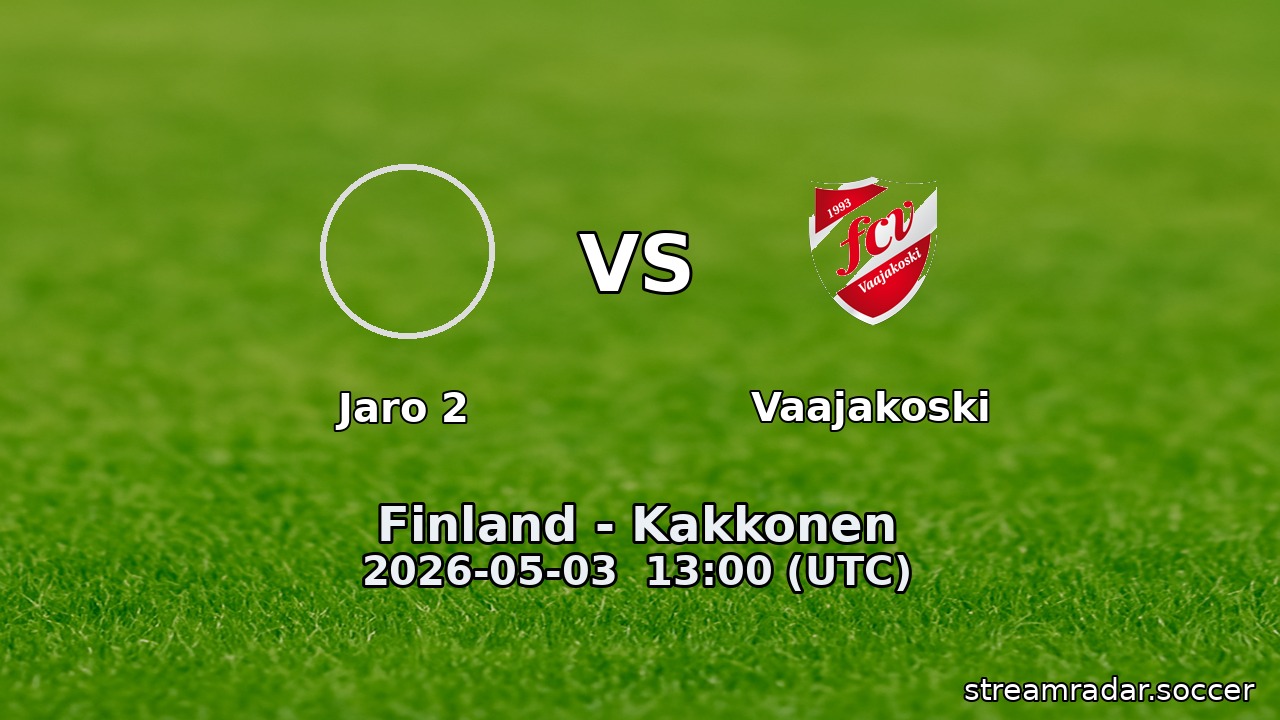 Jaro 2 vs Vaajakoski
