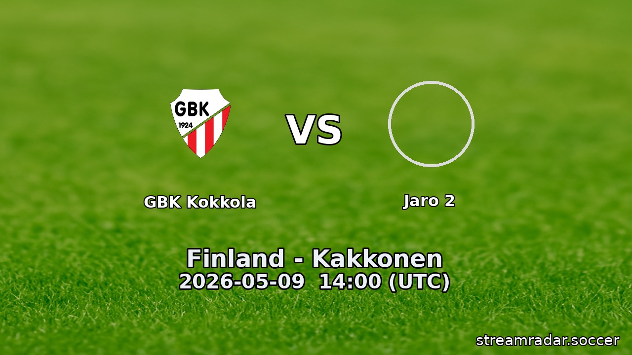GBK Kokkola vs Jaro 2