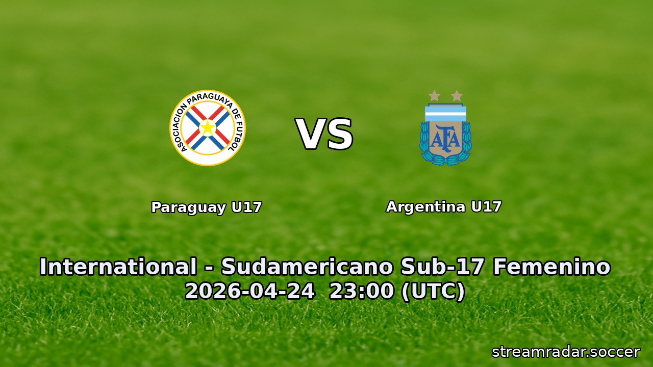 Paraguay U17 vs Argentina U17