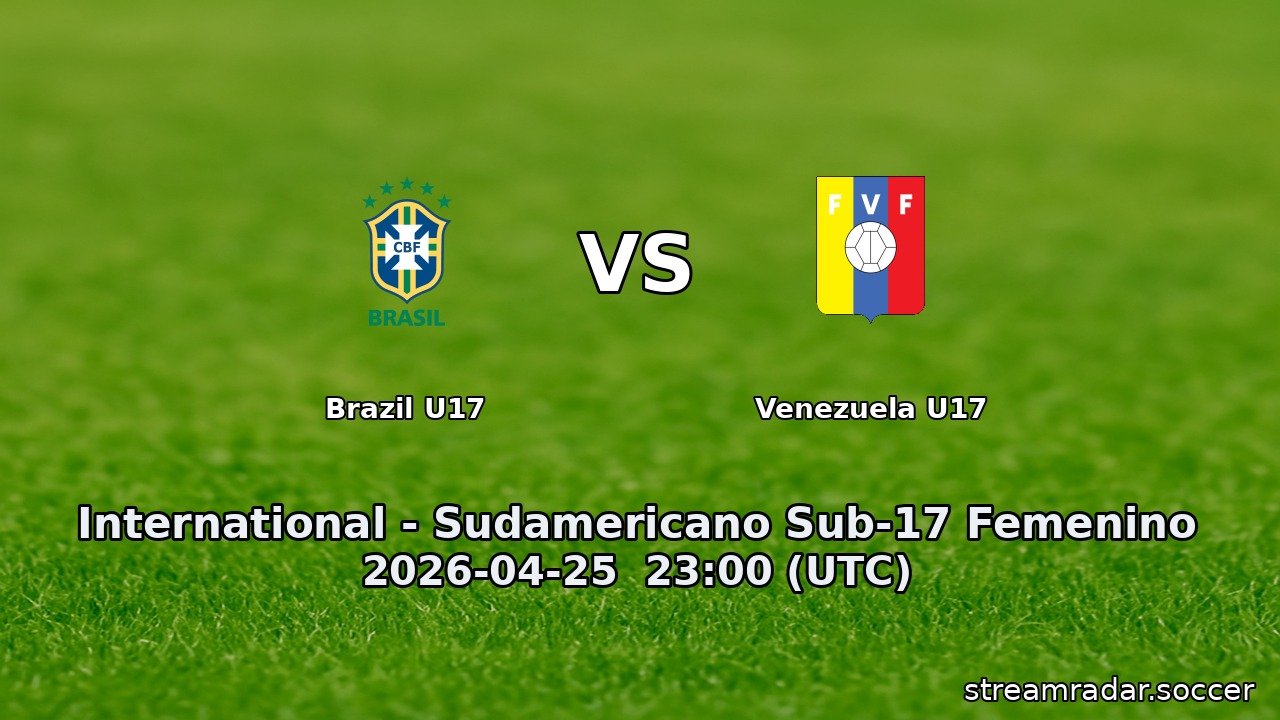 Brazil U17 vs Venezuela U17