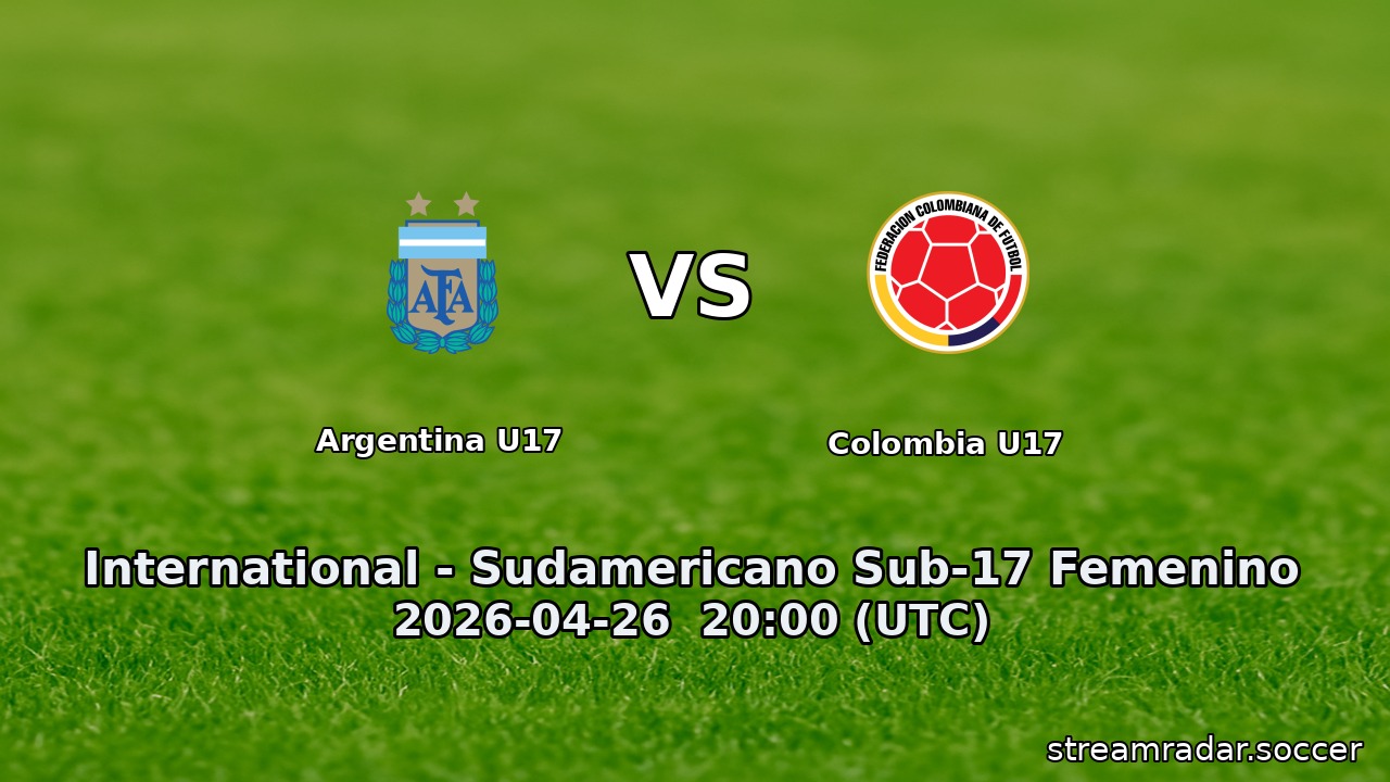 Argentina U17 vs Colombia U17