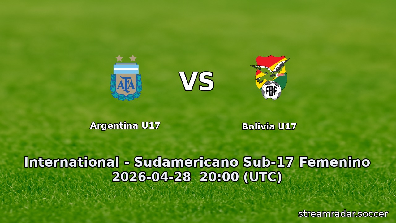 Argentina U17 vs Bolivia U17