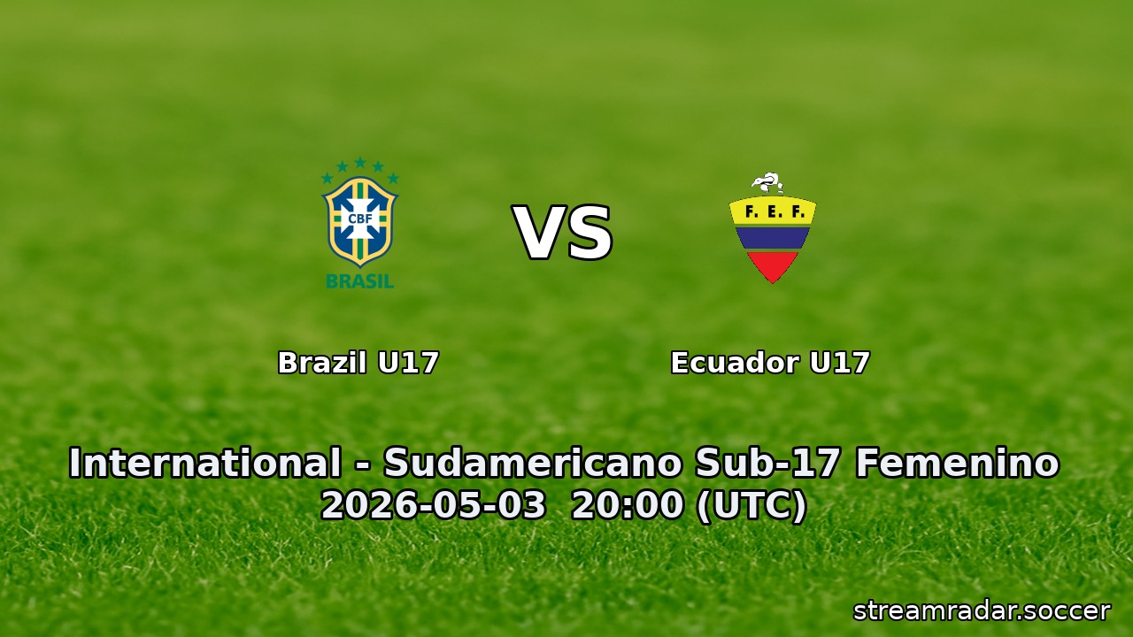 Brazil U17 vs Ecuador U17