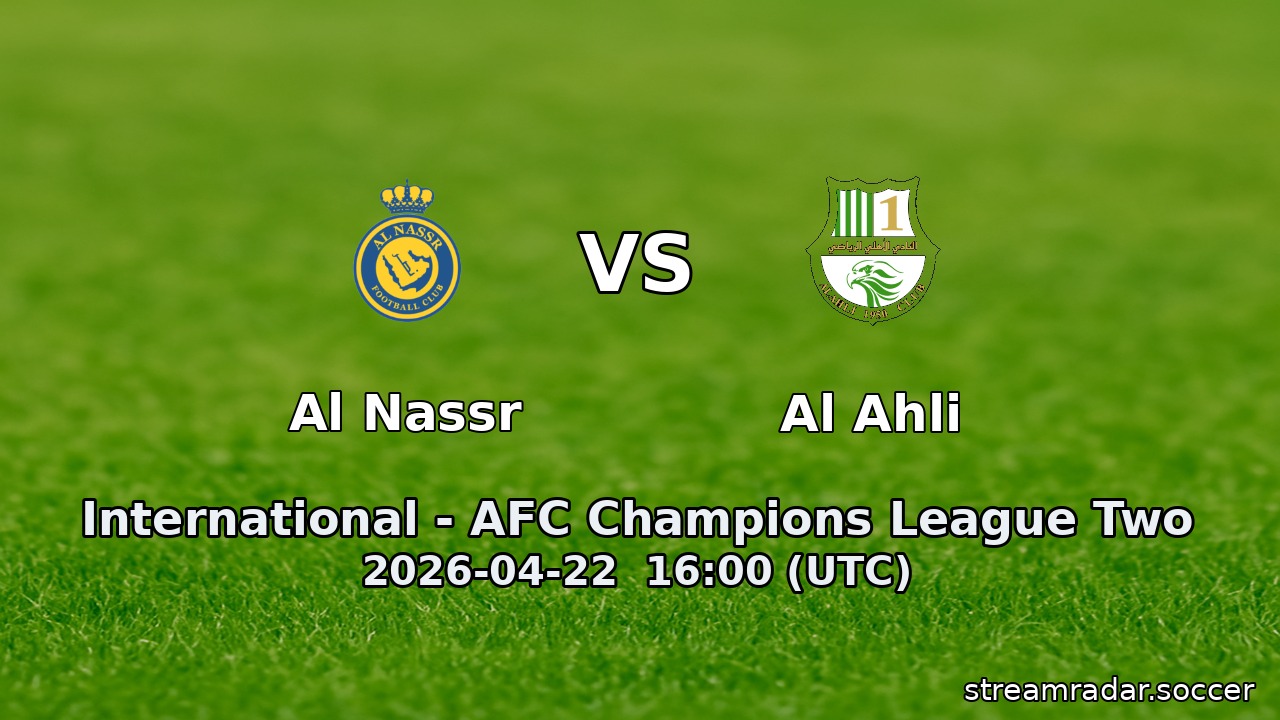 Al Nassr vs Al Ahli