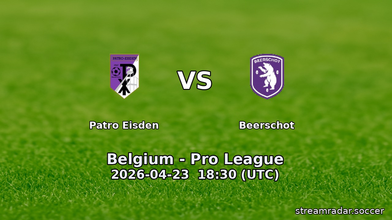 Patro Eisden vs Beerschot