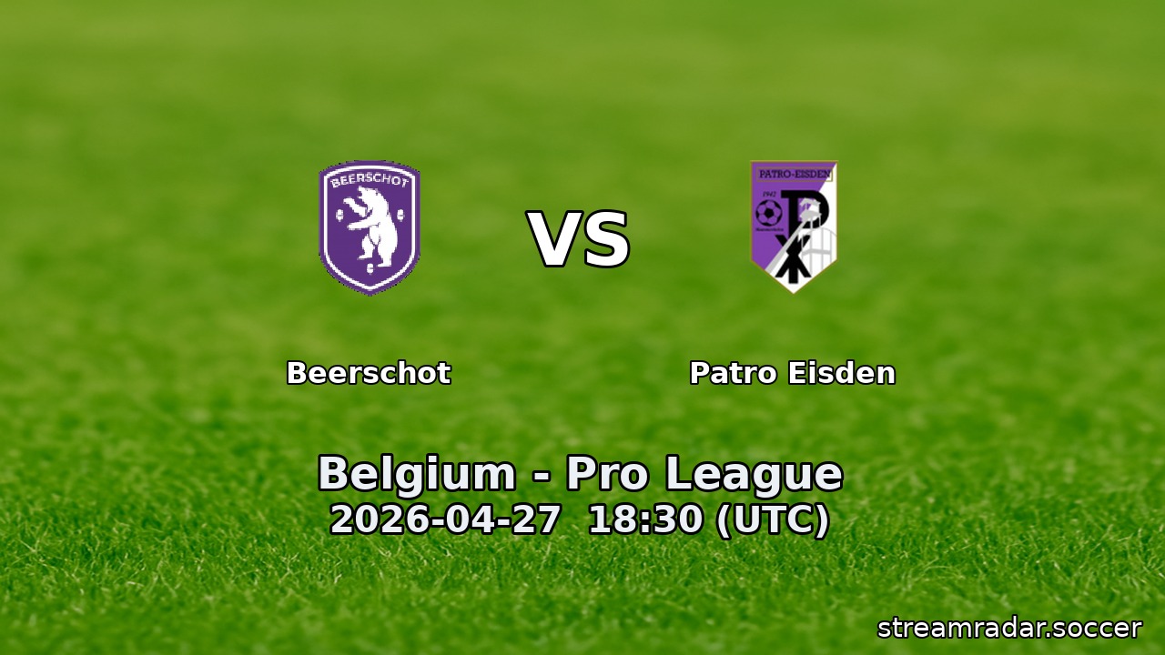 Beerschot vs Patro Eisden