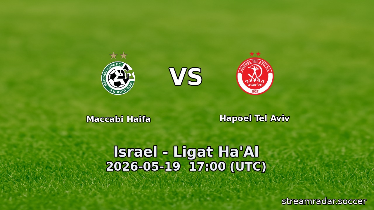 Maccabi Haifa vs Hapoel Tel Aviv