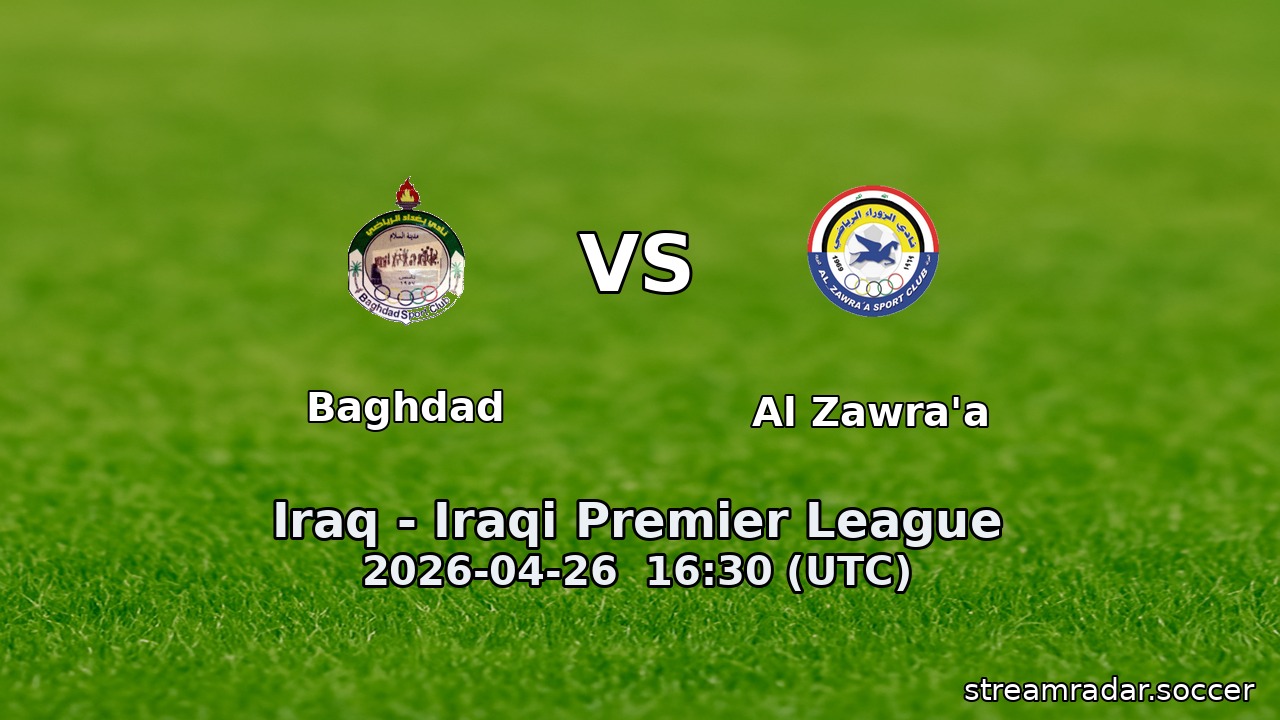 Baghdad vs Al Zawra'a