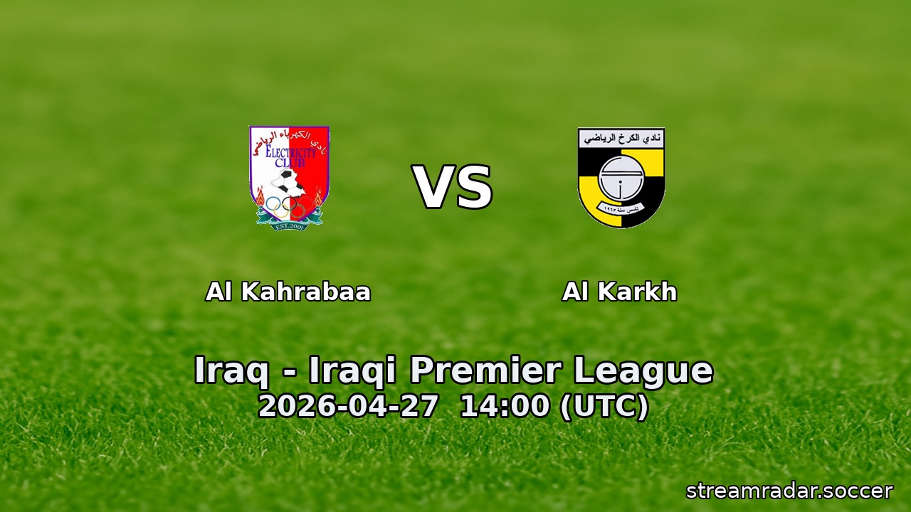 Al Kahrabaa vs Al Karkh