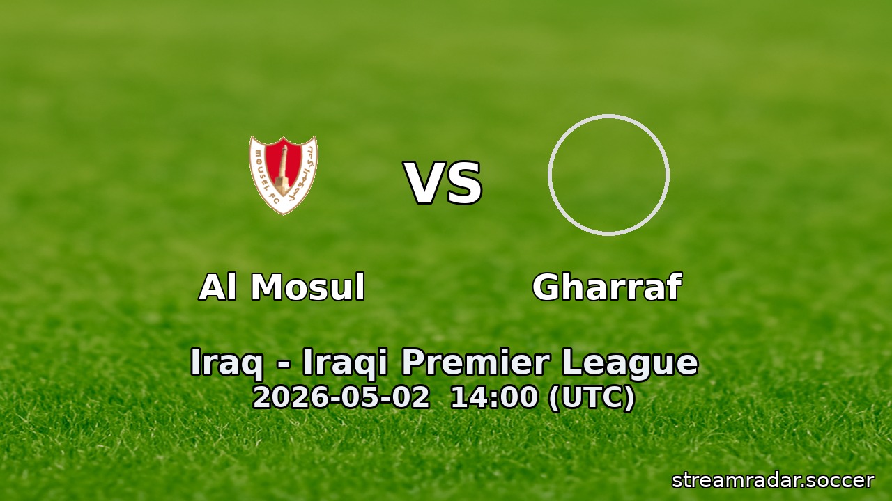 Al Mosul vs Gharraf