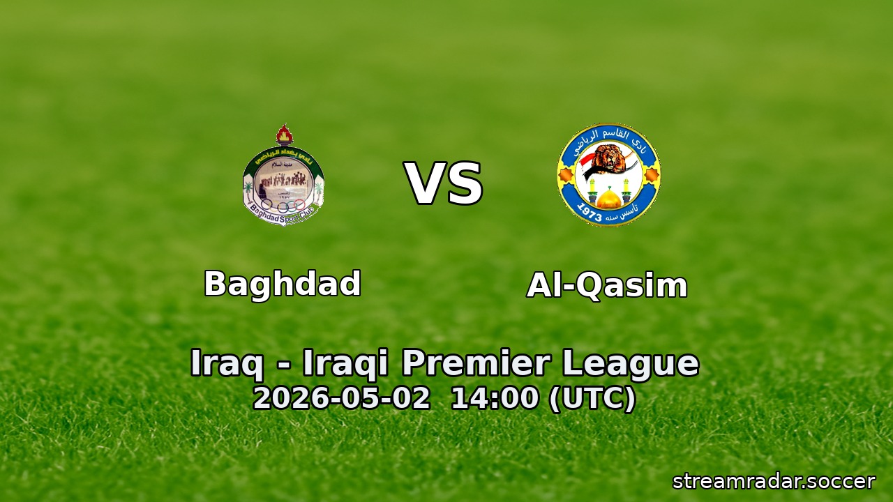 Baghdad vs Al-Qasim