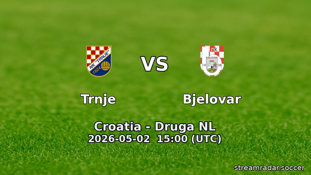 Trnje vs Bjelovar