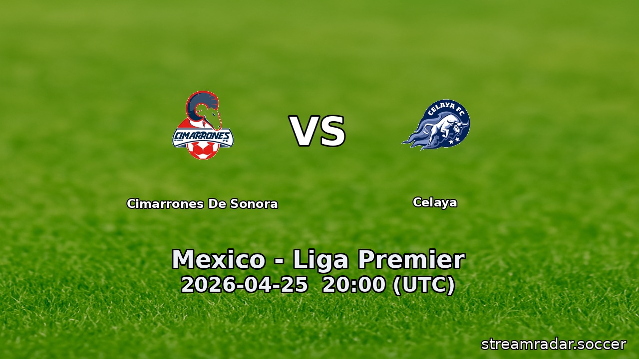 Cimarrones De Sonora vs Celaya