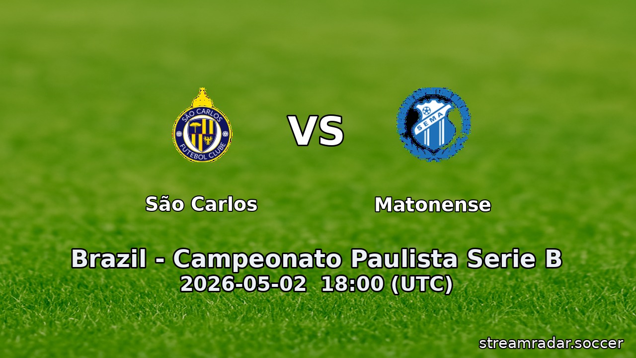 São Carlos vs Matonense