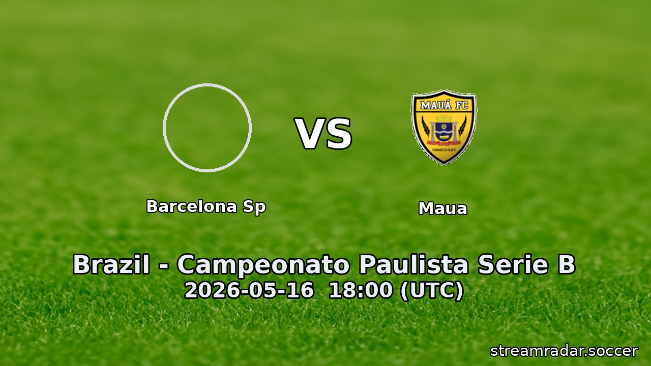 Barcelona Sp vs Maua