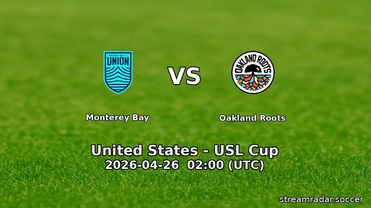 Monterey Bay vs Oakland Roots