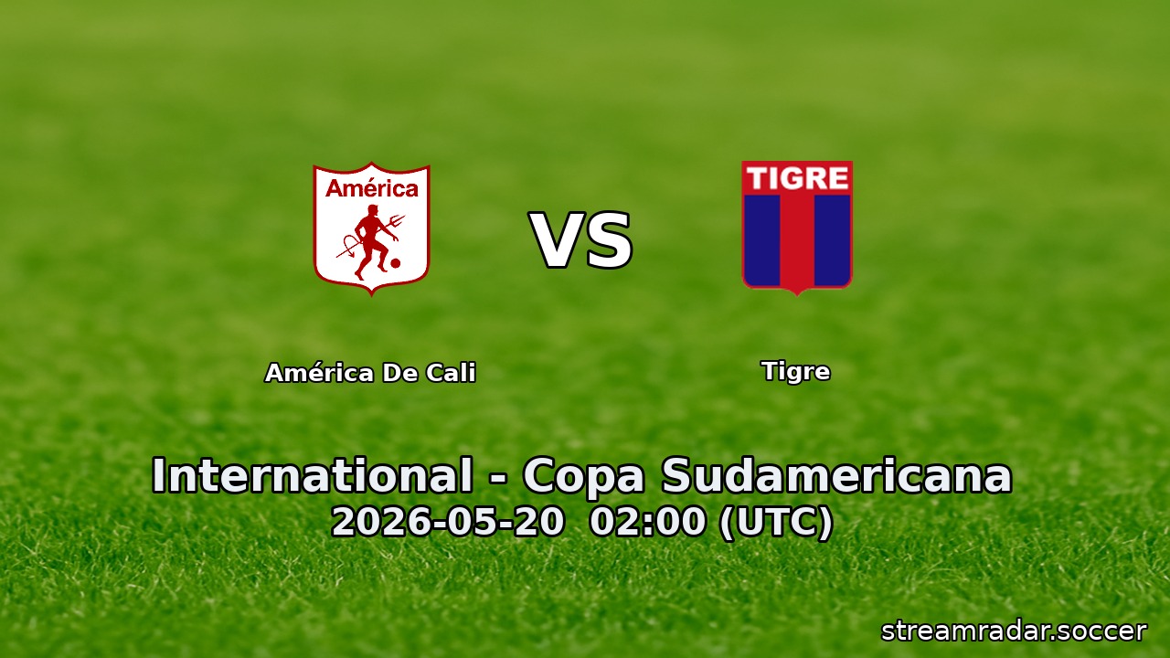 América De Cali vs Tigre