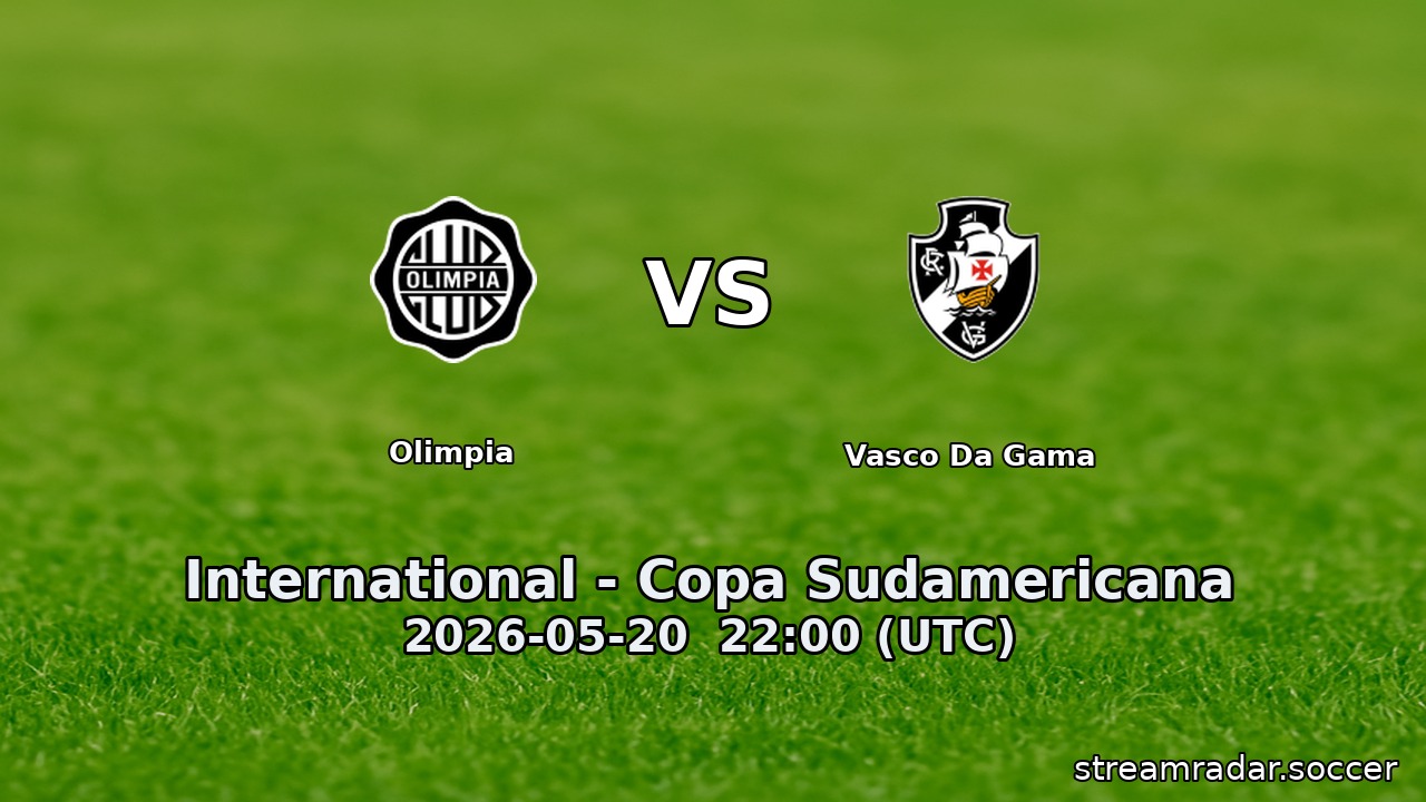 Olimpia vs Vasco Da Gama