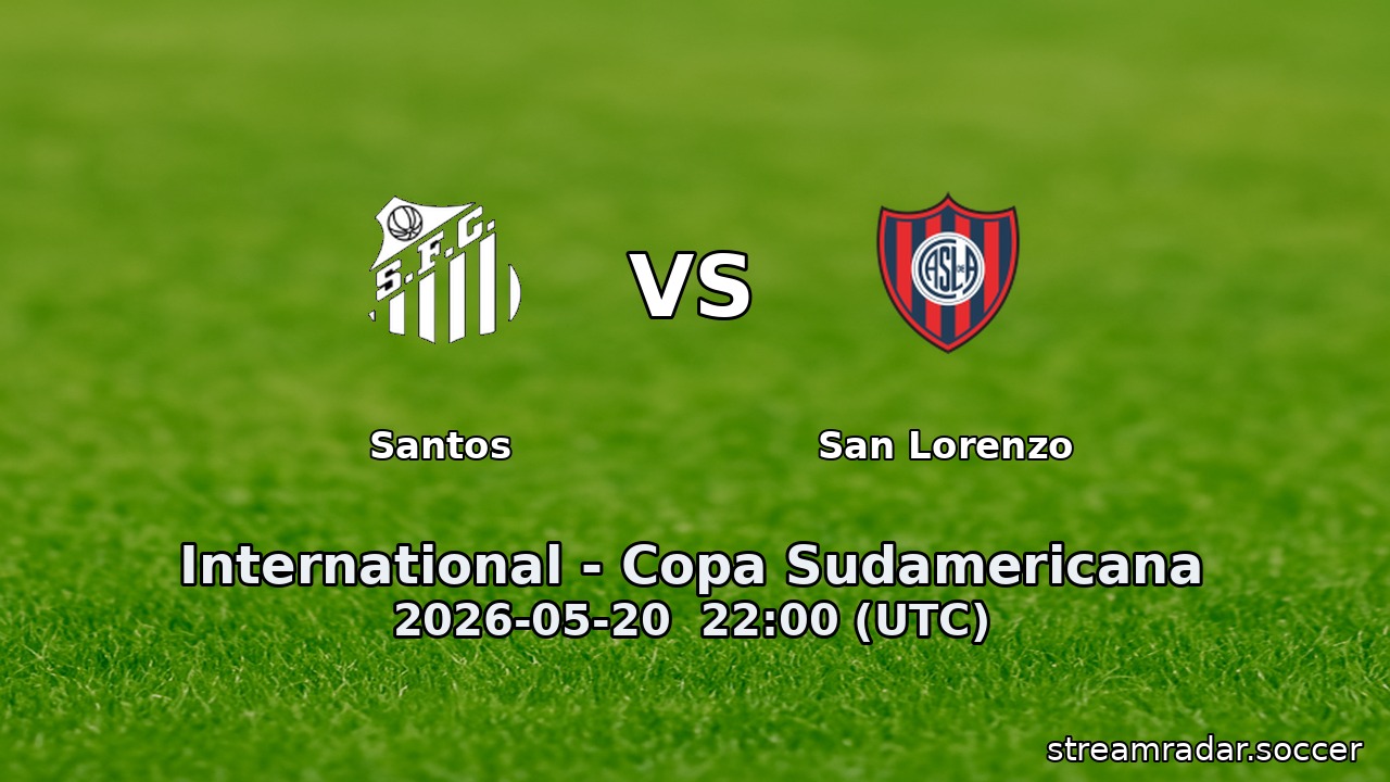 Santos vs San Lorenzo