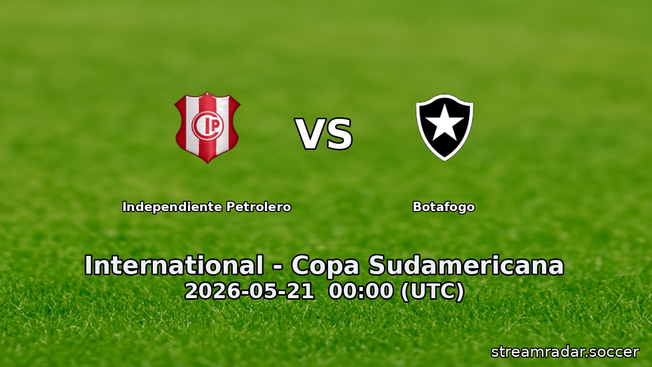Independiente Petrolero vs Botafogo