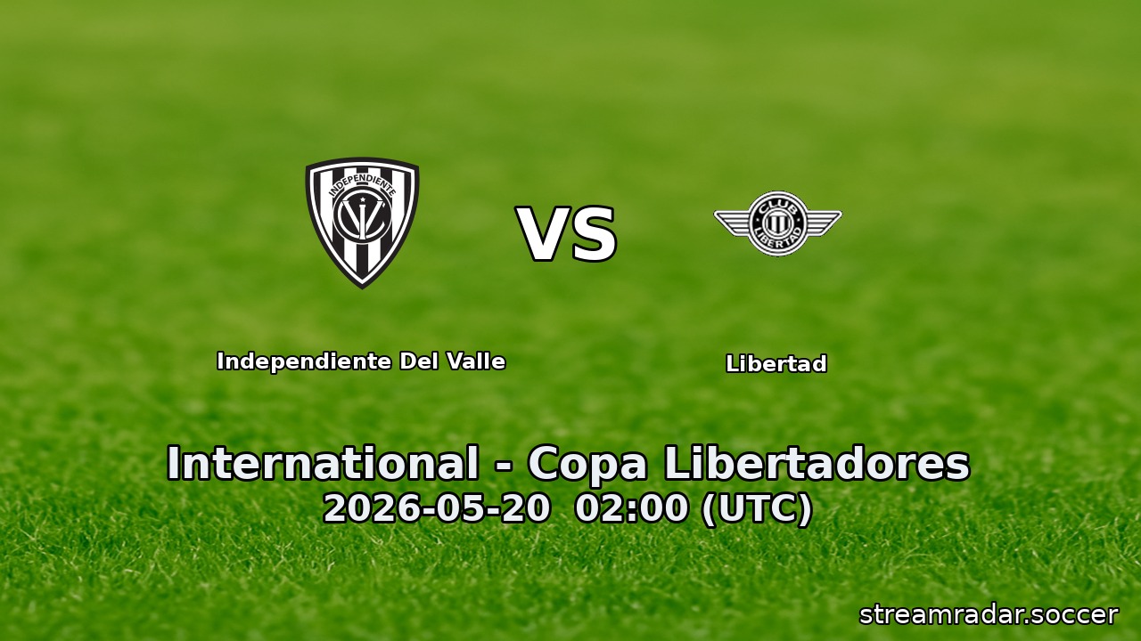 Independiente Del Valle vs Libertad